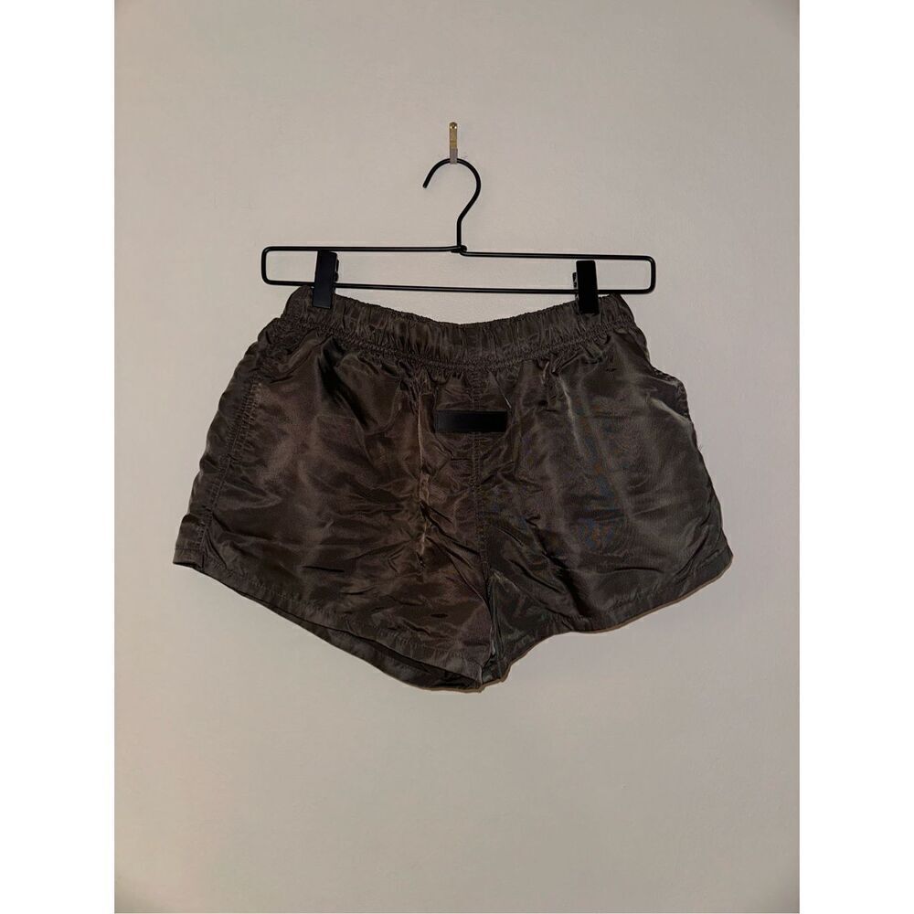 Essentials Fear of God Iron Running Shorts Men’s S Dark Green